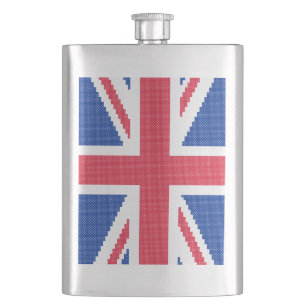 Flasque Original cross-stitch design Union Jack