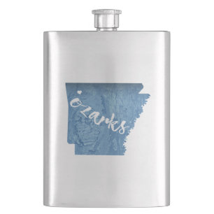 Flasque Ozarks, Arkansas Grain de bois