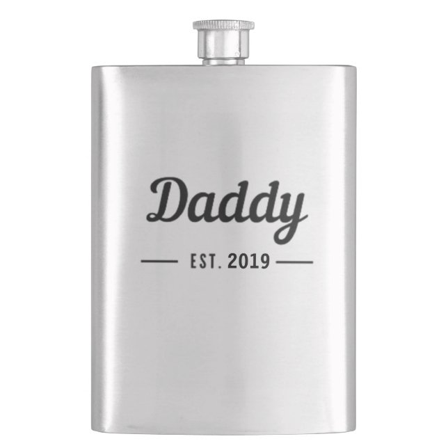 Flasque Papa depuis le texte (devant)
