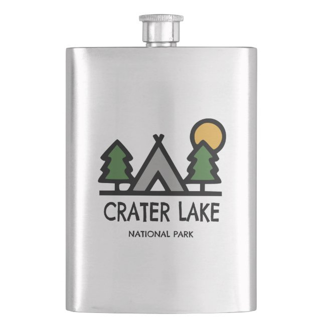 Flasque Parc national de Crater Lake (devant)