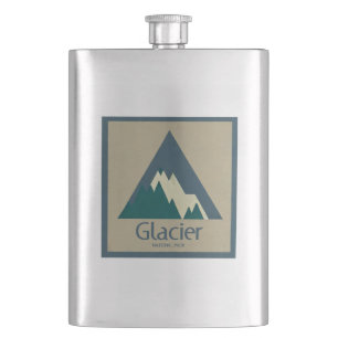 Flasque Parc national des Glaciers Rustique