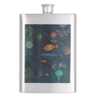 Flasque Paul Klee Fish Magic Peinture Abstraite Art graphi