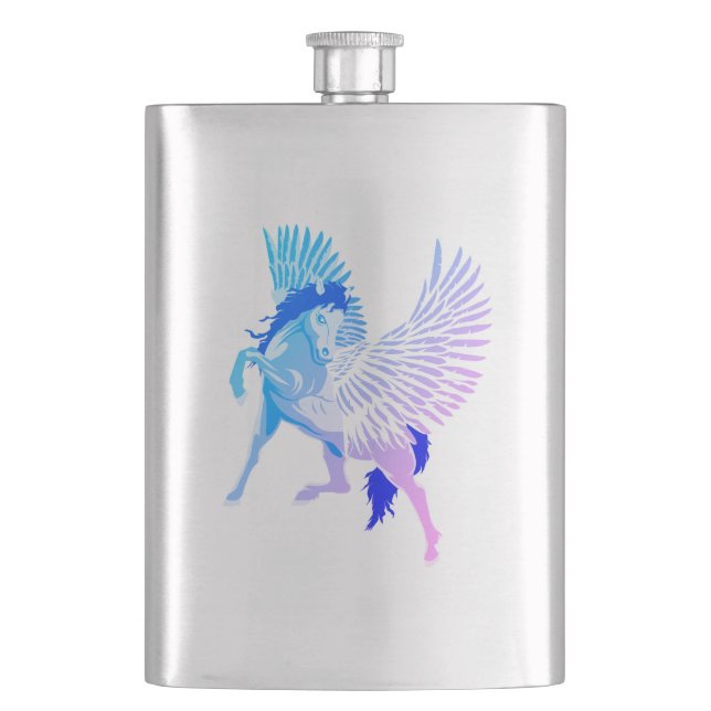 Flasque Pégase mythologie grecque Cheval ailé (devant)