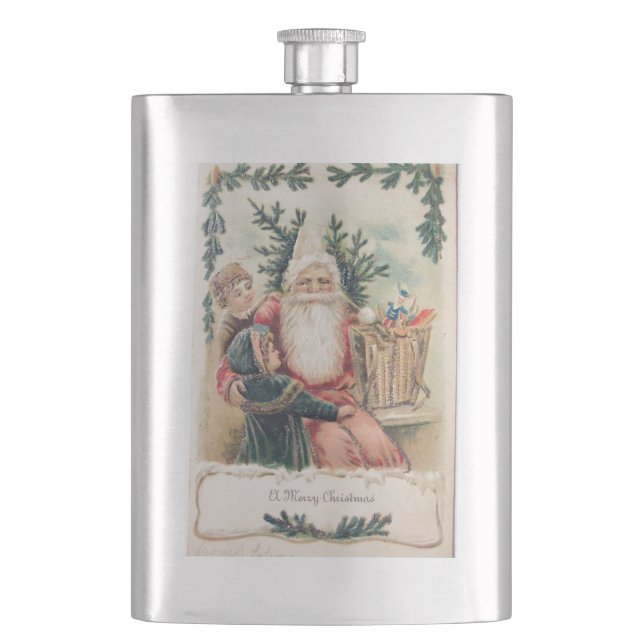 Flasque Père Noël Joyeux Noël (devant)