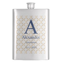 Flasque personnalisée pour garçon d'honneur avec n
