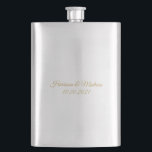 Flasque personnaliser texte Mariage cadeaux faveurs<br><div class="desc">personnaliser texte Mariage cadeau faveurs Flask lettres or</div>