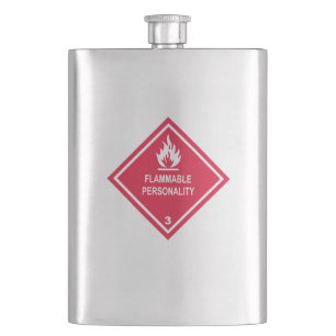 Flasque Personnalité inflammable