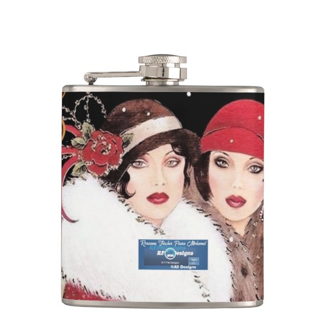 Flasque Petit (Hiver Rouge 2) RFPMDesigns 2024 (Devant)