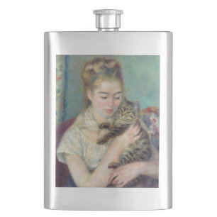 Flasque Pierre-Auguste Renoir - Femme avec chat
