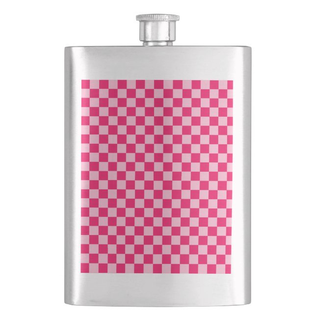 Flasque Pink Combination Classic Checkerboard par STaylor (devant)
