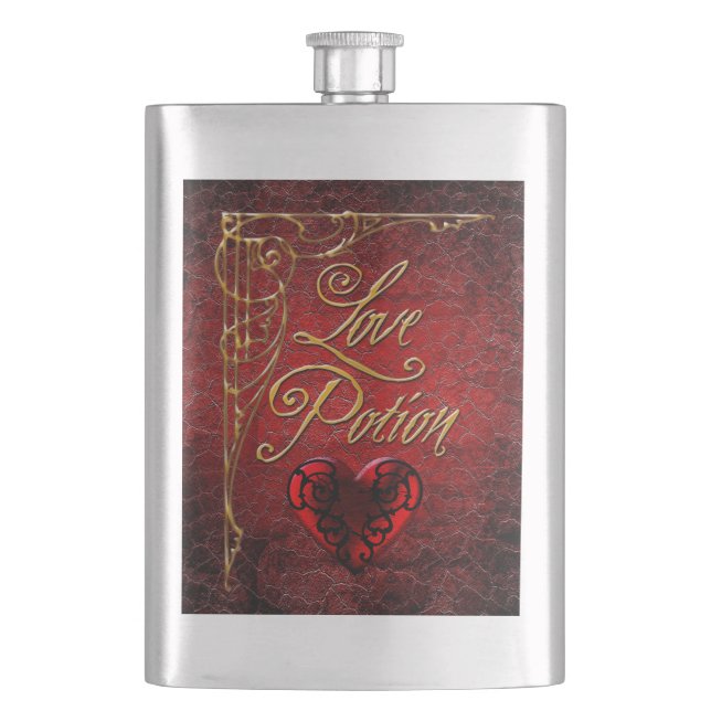 Flasque Potion d'amour de Goth Whimsical (devant)