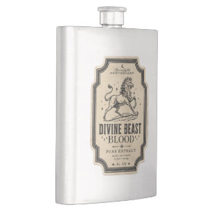 Flasque Potion de l'Apothicaire Sorcière Vintage