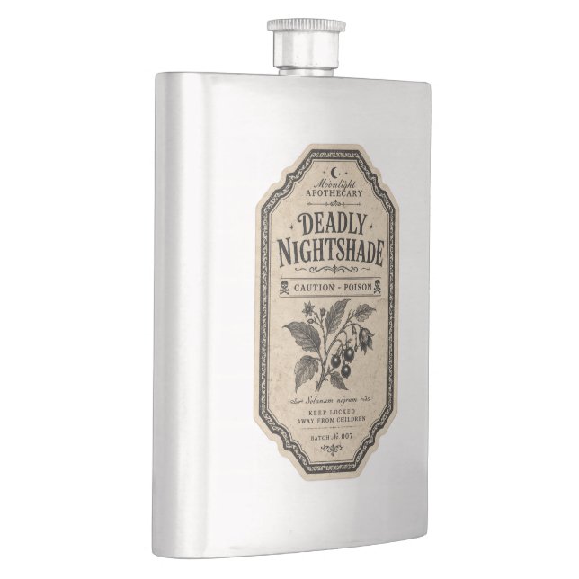 Flasque Potion de l'Apothicairerie de Sorcière Vintage (Droite)
