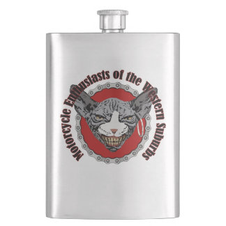 Flasque pour amateurs de moto