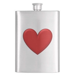 Flasque Puffy Heart