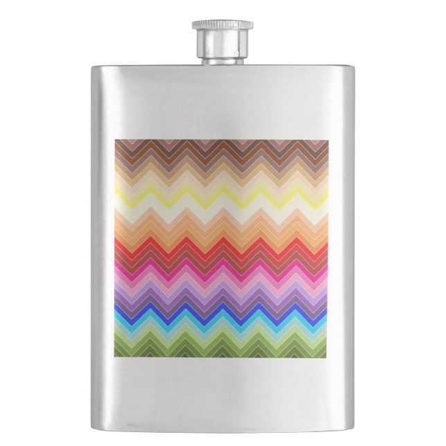 Flasque Rainbow Zig Zag (devant)