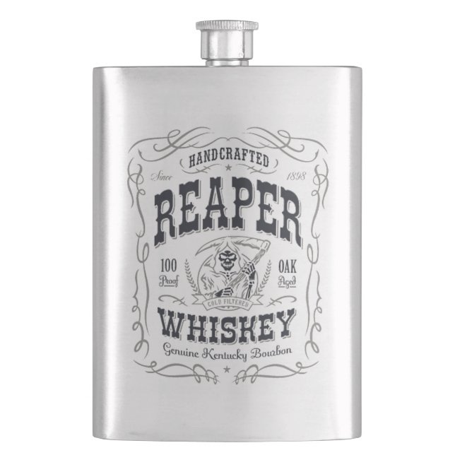 Flasque Reaper Whiskey Kentucky Bourbon (devant)