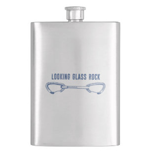 Flasque Recherche Escalade de roche de verre Quickdraw