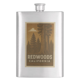 Flasque Redwoods National Park California Flask