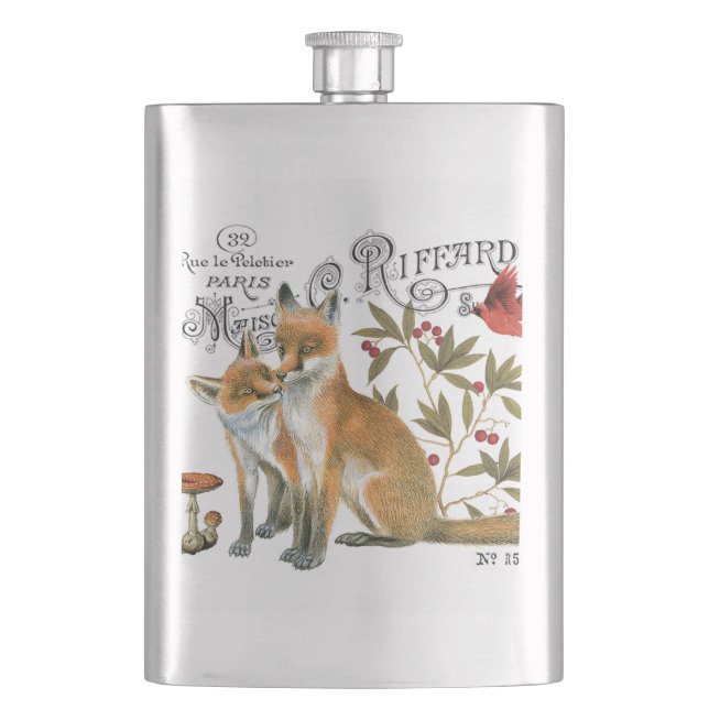 Flasque renard vintage (devant)