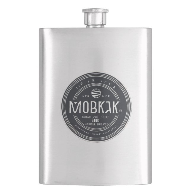Flasque #RetroStyleClassicFlask (devant)