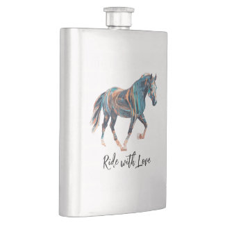 Flasque Ride avec Love Classic Flask