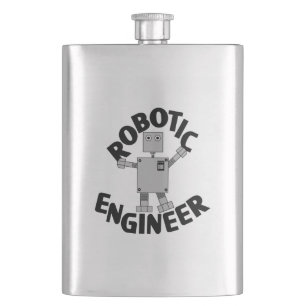 Flasque Robotique ingénieur Robot