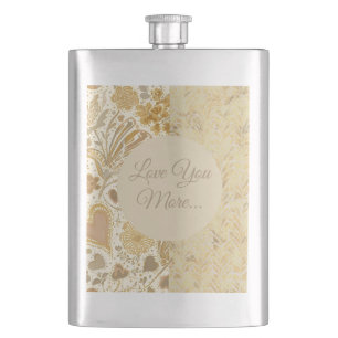 Flasque Romantique, Saint-Valentin, Je t'aime plus