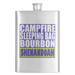 Flasque Sac couché de feu de camp Bourbon Shenandoah