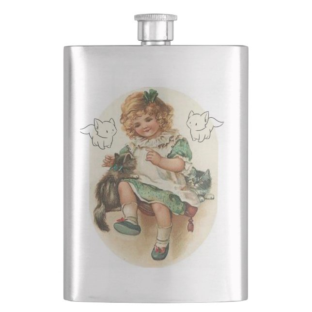 Flasque Saint Patrick's Day Flask chaton (devant)
