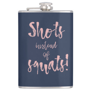 Flasque Shots Au Lieu De Squats