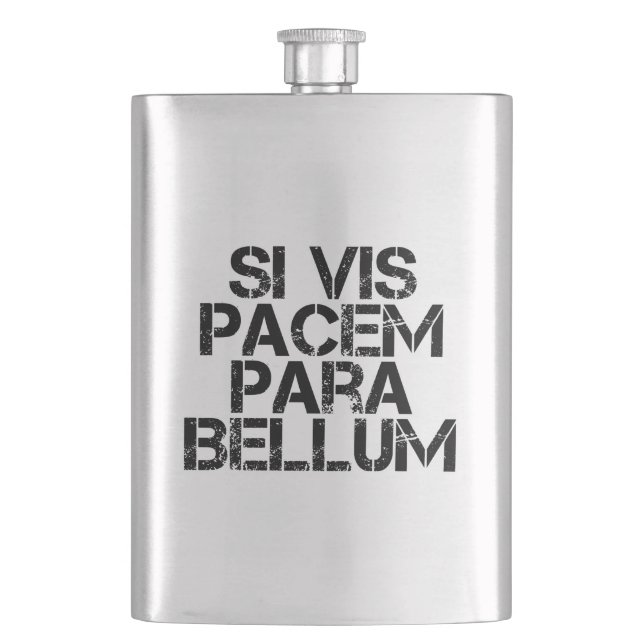 Flasque Si Vis Pacem Para Bellum (devant)