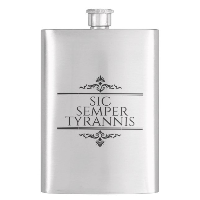 Flasque Sic Semper Tyrannis (devant)