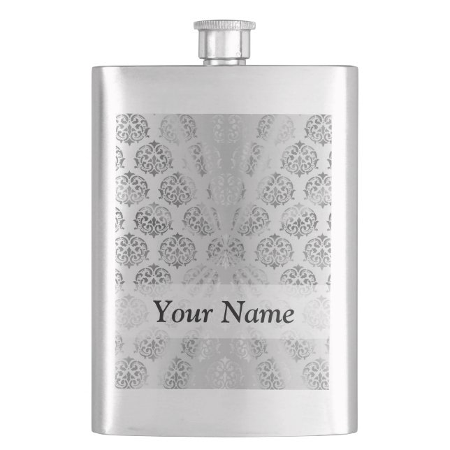 Flasque Silver gray damask (devant)