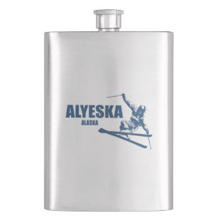 Flasque Skier de l'Alaska d'Alyeska
