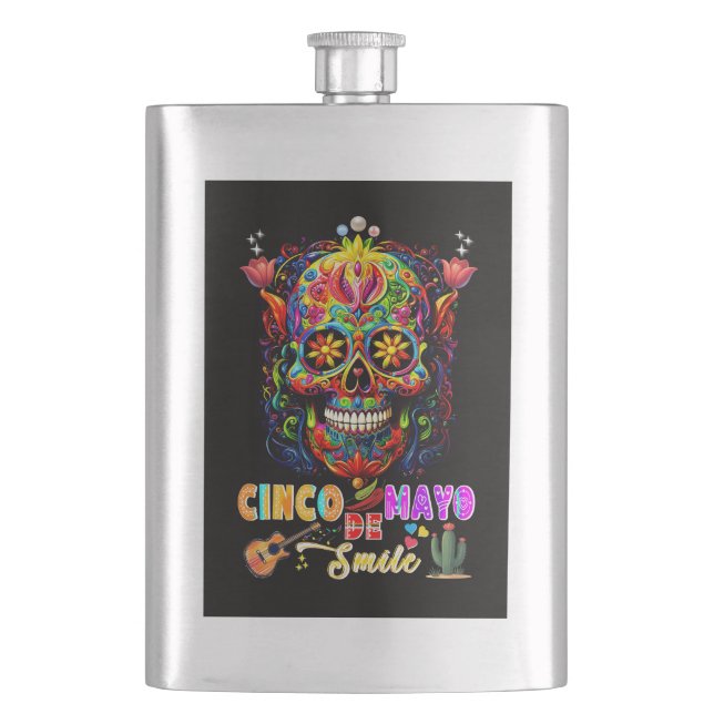Flasque Sourire du Cinco De Mayo (devant)