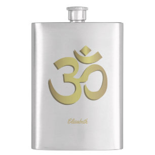 Flasque Symbole de yoga de l'OM (Aum) Namaste