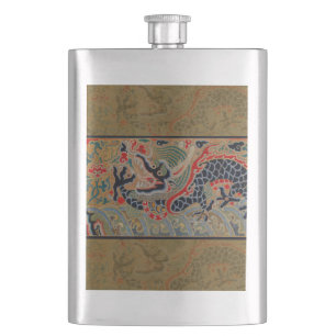 Flasque Symbole dragon chinois Antique asiatique
