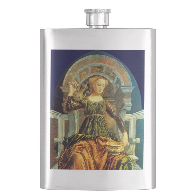 FLASQUE TAROT DE RENAISSANCE ANTIQUE 14 -TEMPÉRANCE (devant)