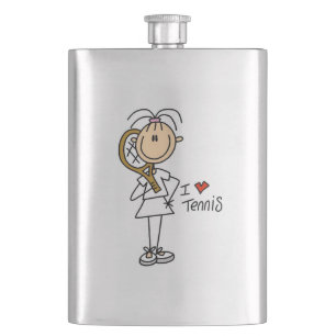 Flasque Tennis d'amour de la femelle I