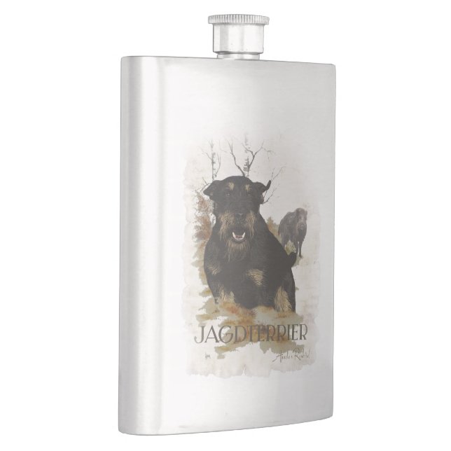 Flasque Térrier de chasse  (Droite)