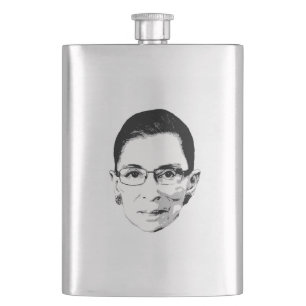 Flasque Tête de Ruth Bader Ginsburg