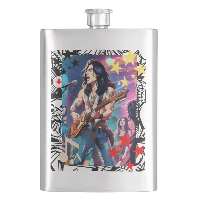 Flasque TLES Animé Rocker Zippo (devant)