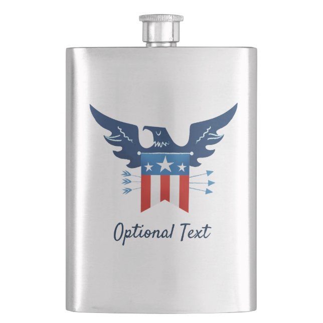 Flasque Tout American Eagle & Flag Patriotic (devant)
