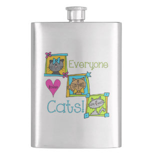 Flasque Tout le monde aime les chats