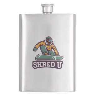 Flasque Université de snowboard Shred