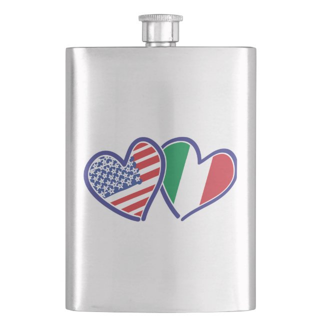 Flasque USA—Italie-amour (devant)