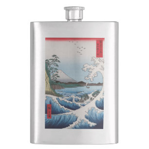 Flasque Utagawa Hiroshige - Mer au large de Satta, provinc