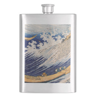 Flasque Vagues océaniques Hokusai Bateaux en mer