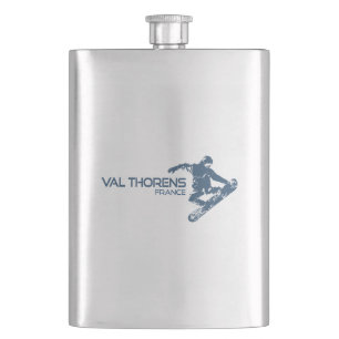 Flasque Val Thorens France Snowboardeur